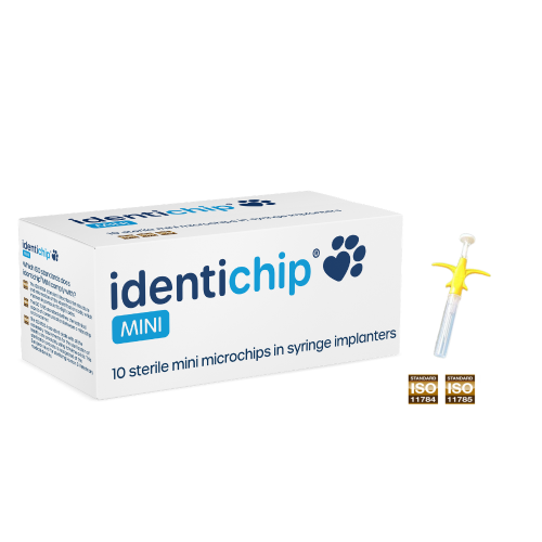 identichip Mini Syringe - 1.4mm x 9.2mm ISO microchips