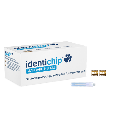 identichip Standard Needle - 2.2mm x 13.3mm ISO microchips