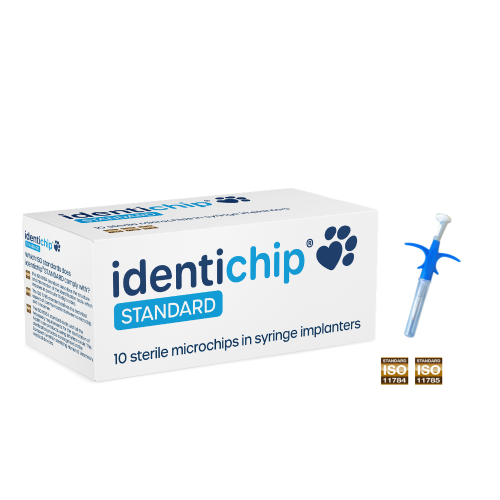 identichip Standard Syringe - 2.2mm x 13.3mm ISO microchips